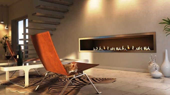Inbouw ethanol haard